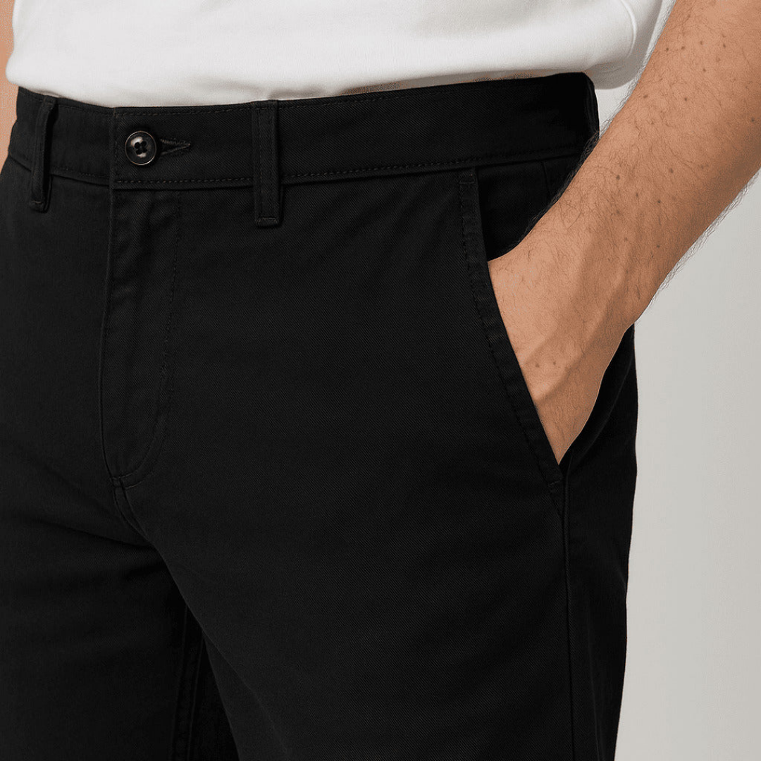 Slim Fit Hose aus Twill