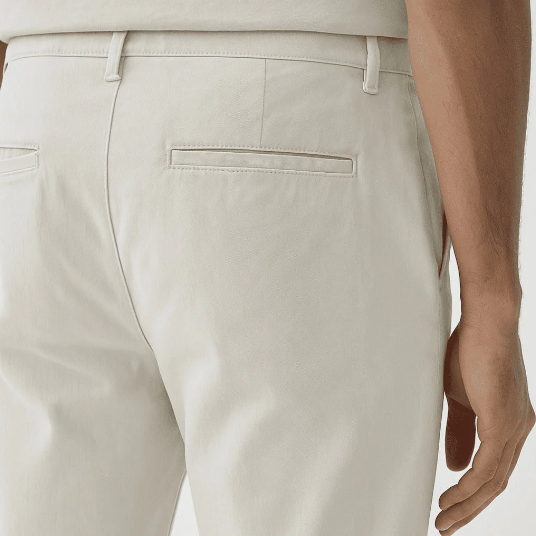 Slim Fit Hose aus Twill