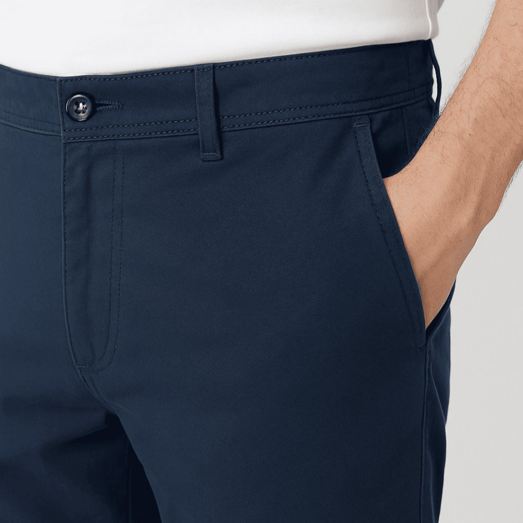 Slim Fit Hose aus Twill