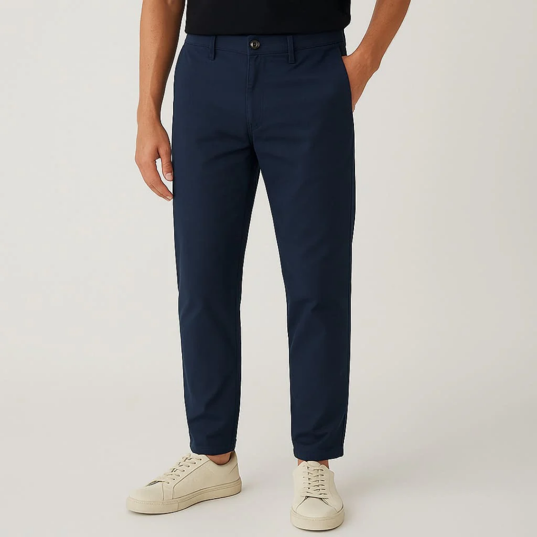 Slim Fit Hose aus Twill