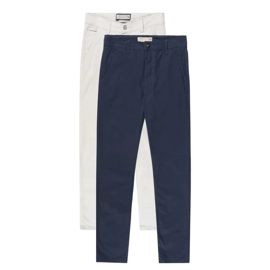 Slim Fit Hose aus Twill