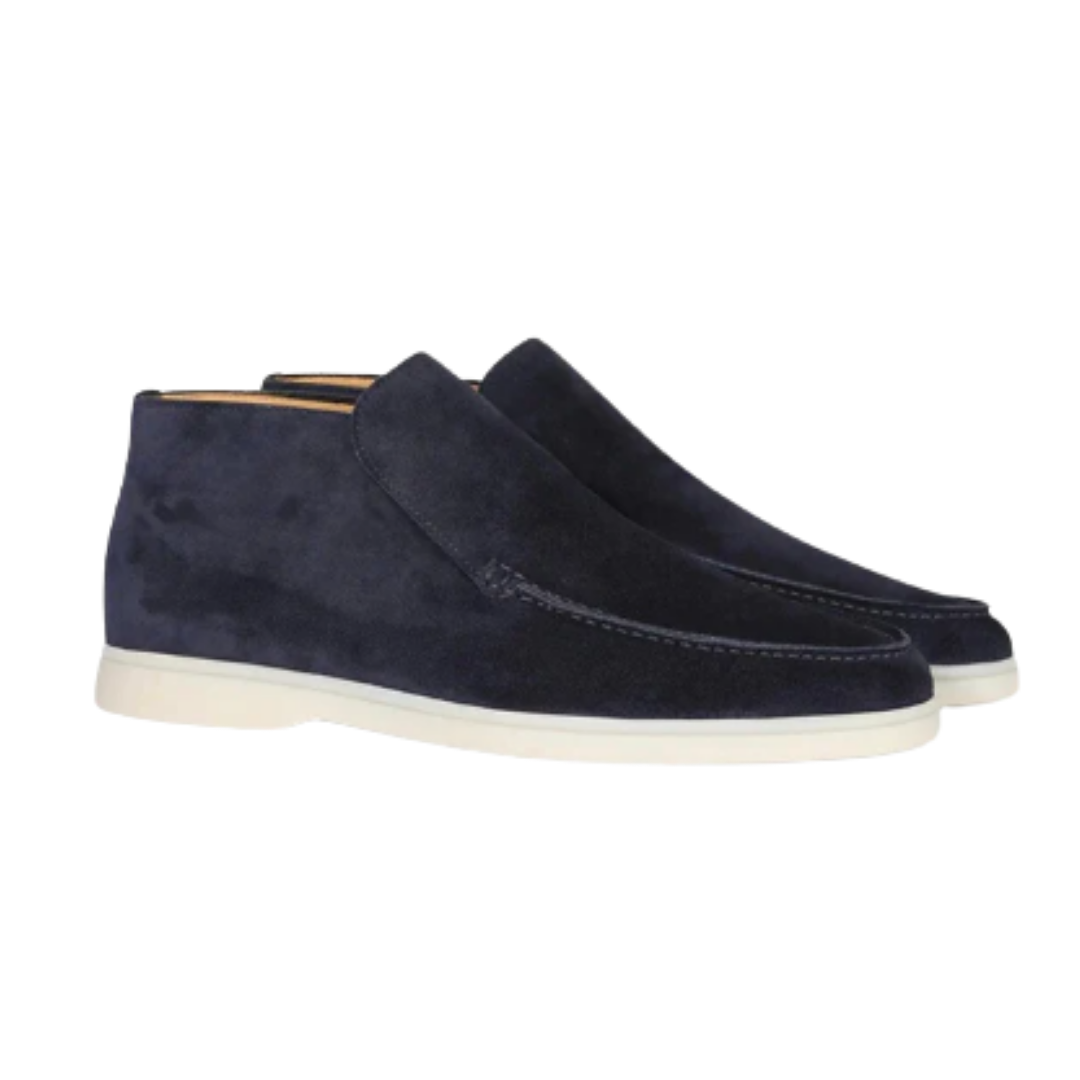 MONACO High Suede Loafers