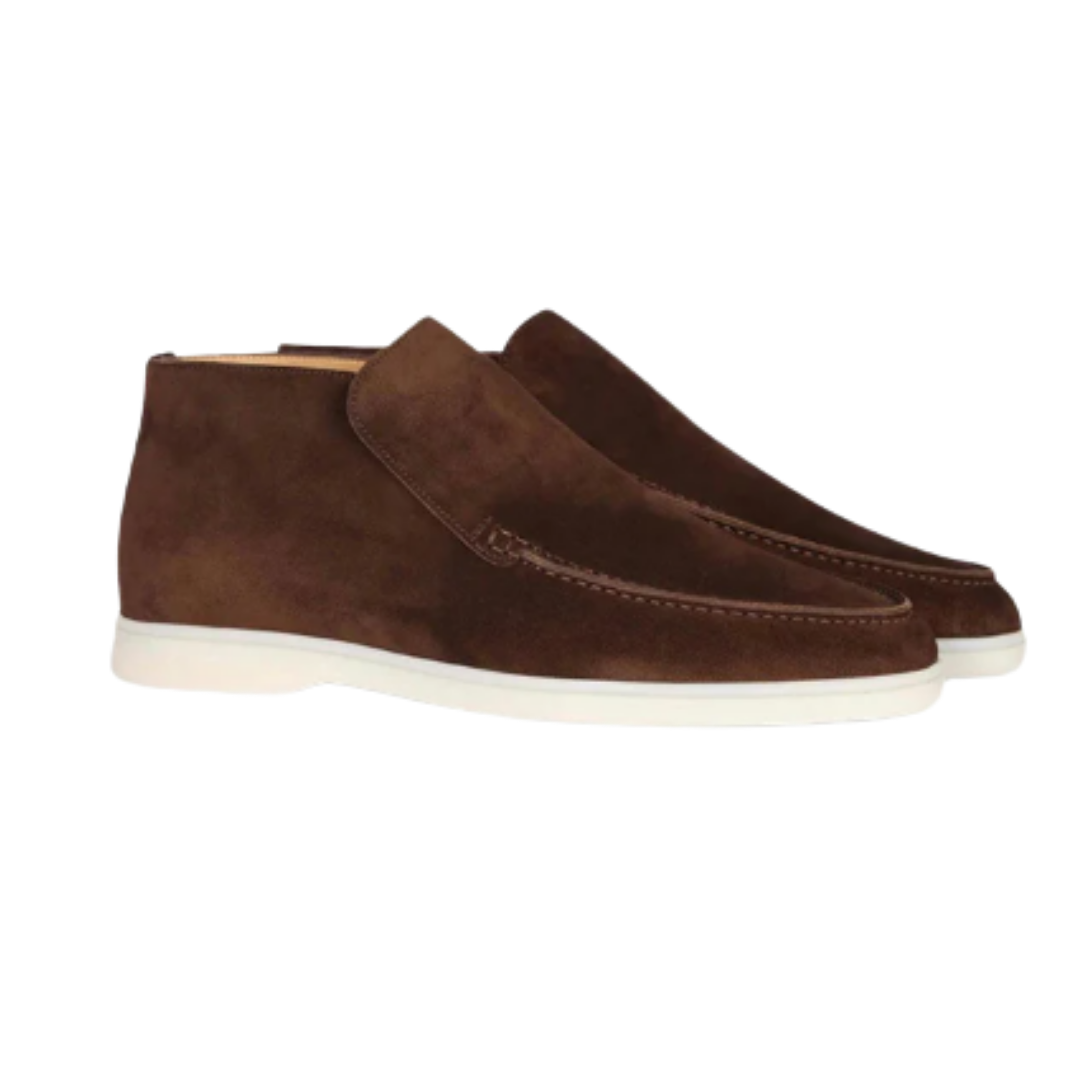 MONACO High Suede Loafers