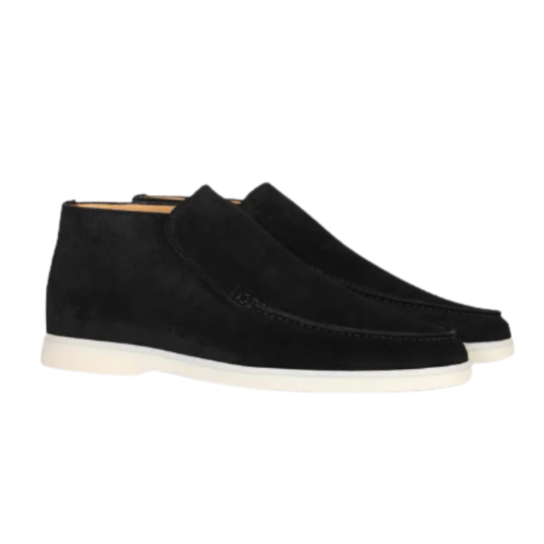 MONACO High Suede Loafers