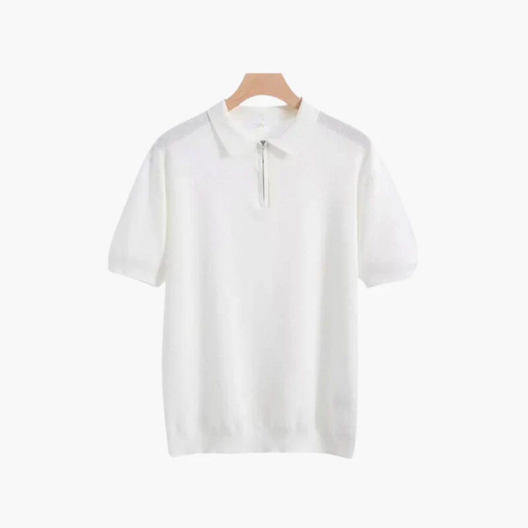Zip Up Polo