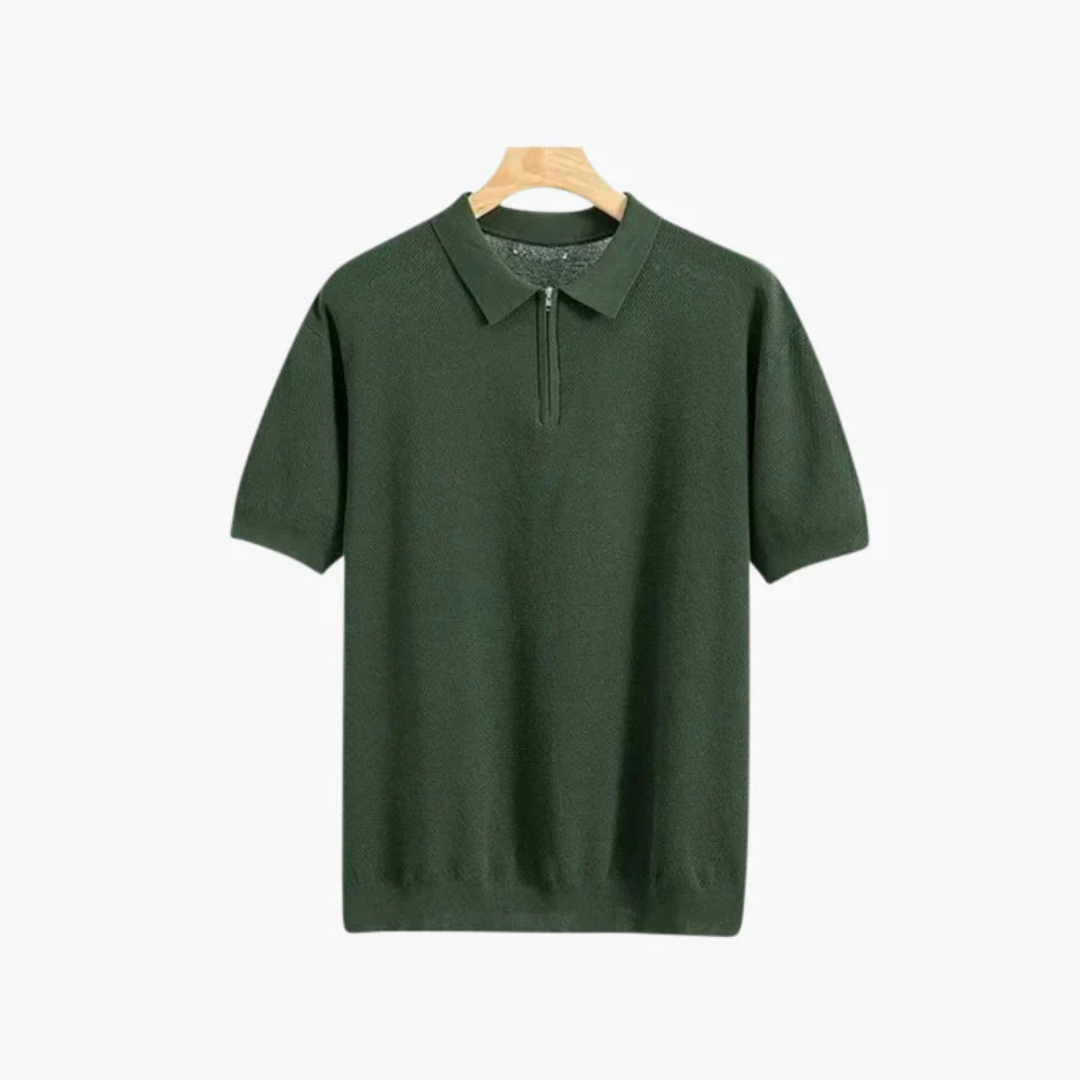 Zip Up Polo