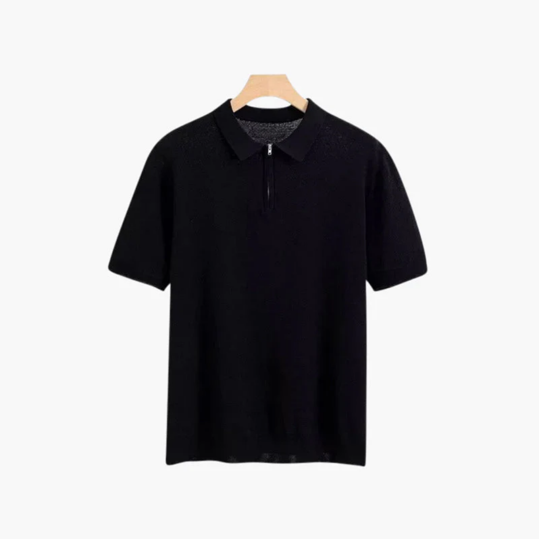 Zip Up Polo