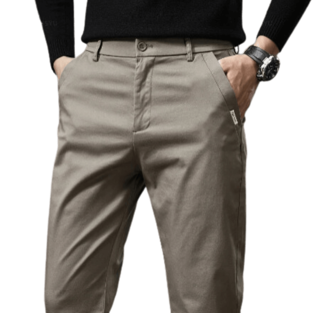 Chinohose mit geradem Bein